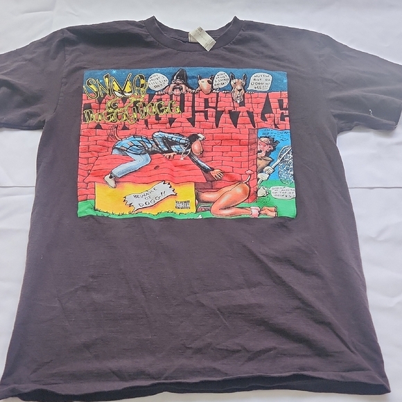 Snoop Dogg Graphic Black T-Shirt - Picture 1 of 5